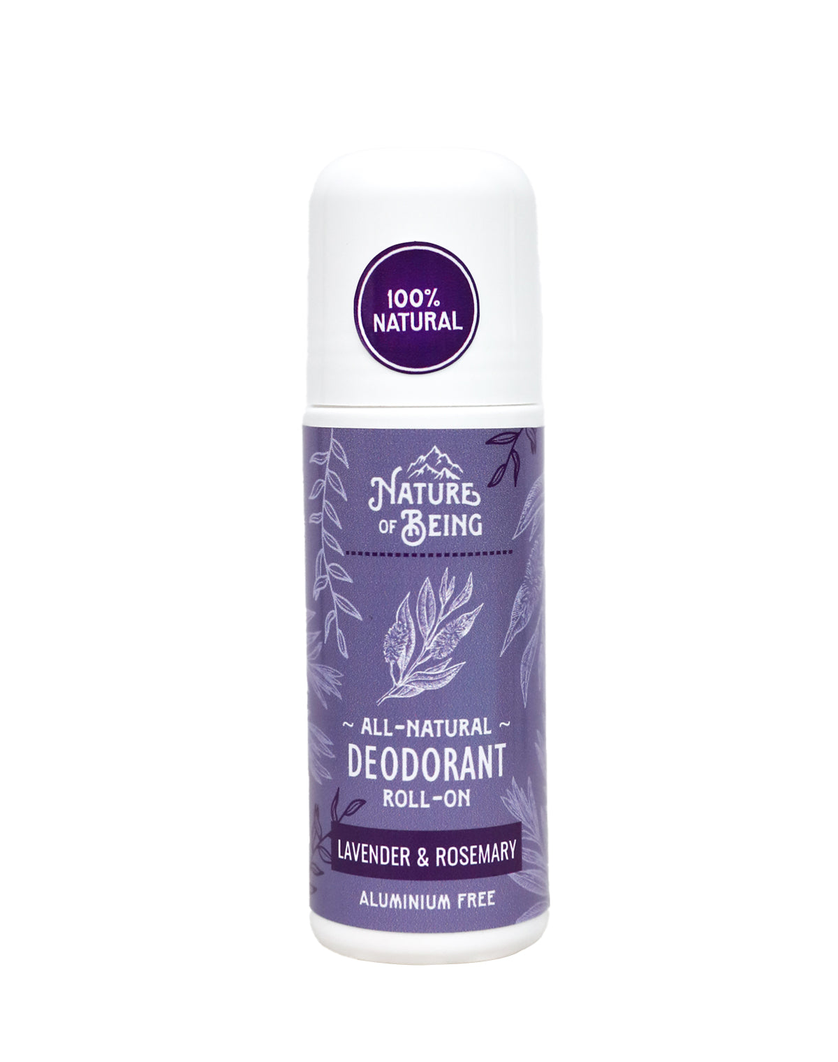 Lavender and Rosemary All Natural Deodorant Roll-On