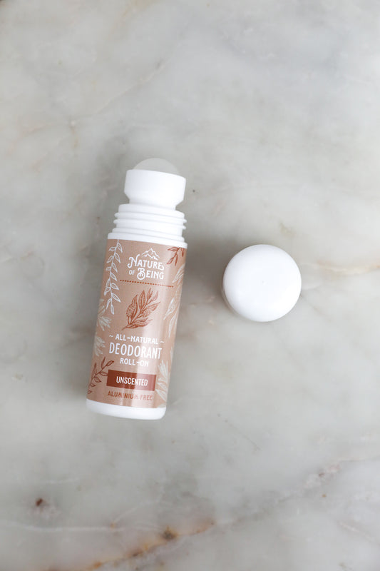Unscented All Natural Deodorant Roll-On