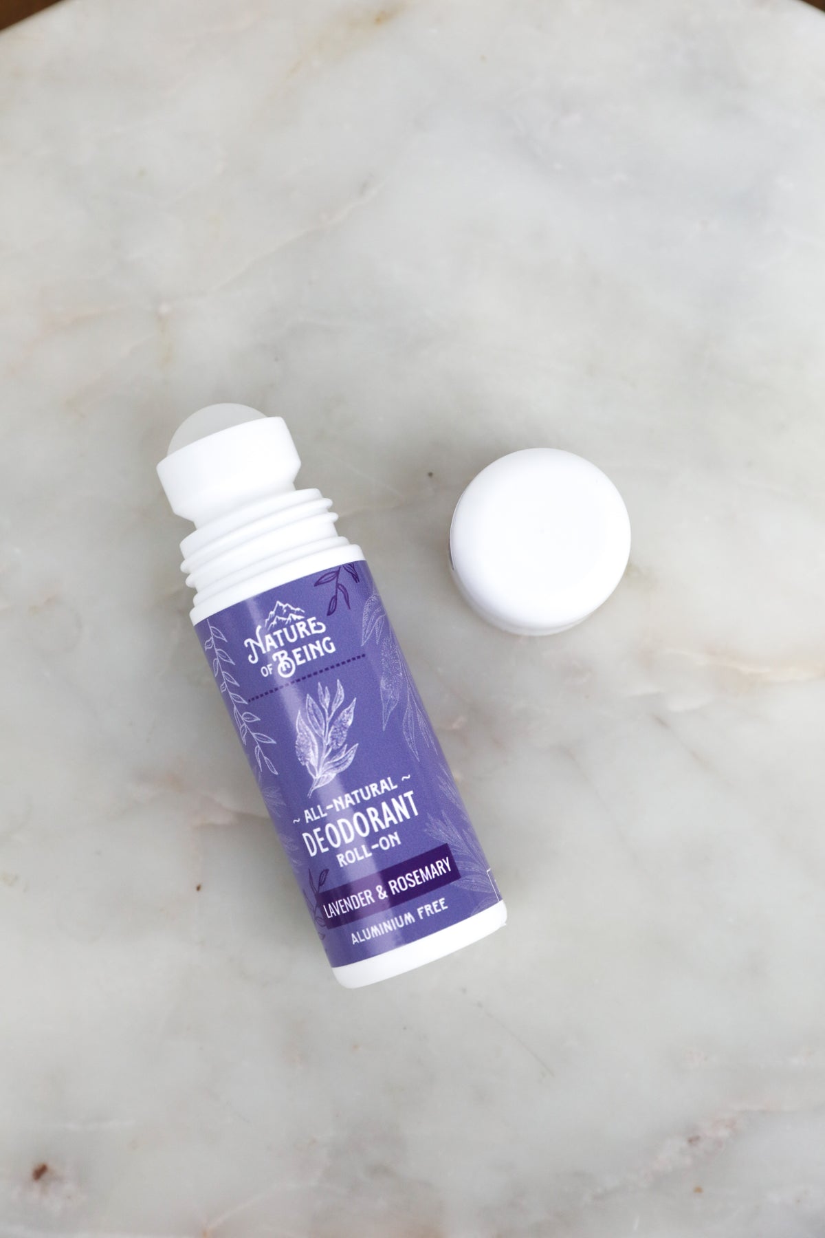 Lavender and Rosemary All Natural Deodorant Roll-On