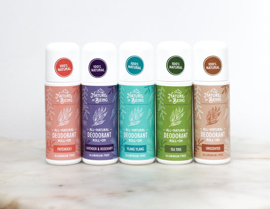 Set of 2 All-Natural Roll-On Deodorants